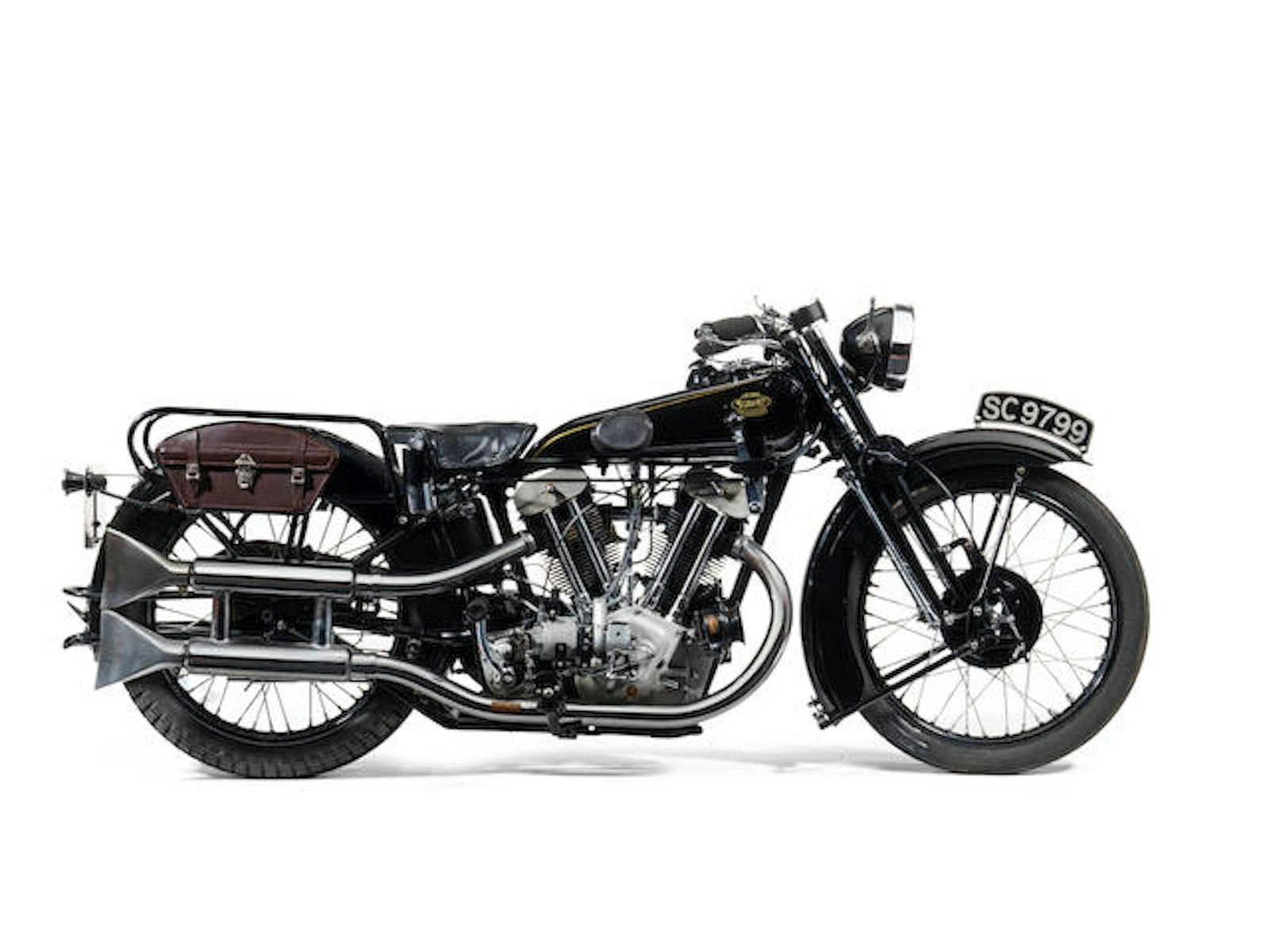Ex-Edinburgh Police Brough Superior SS100
