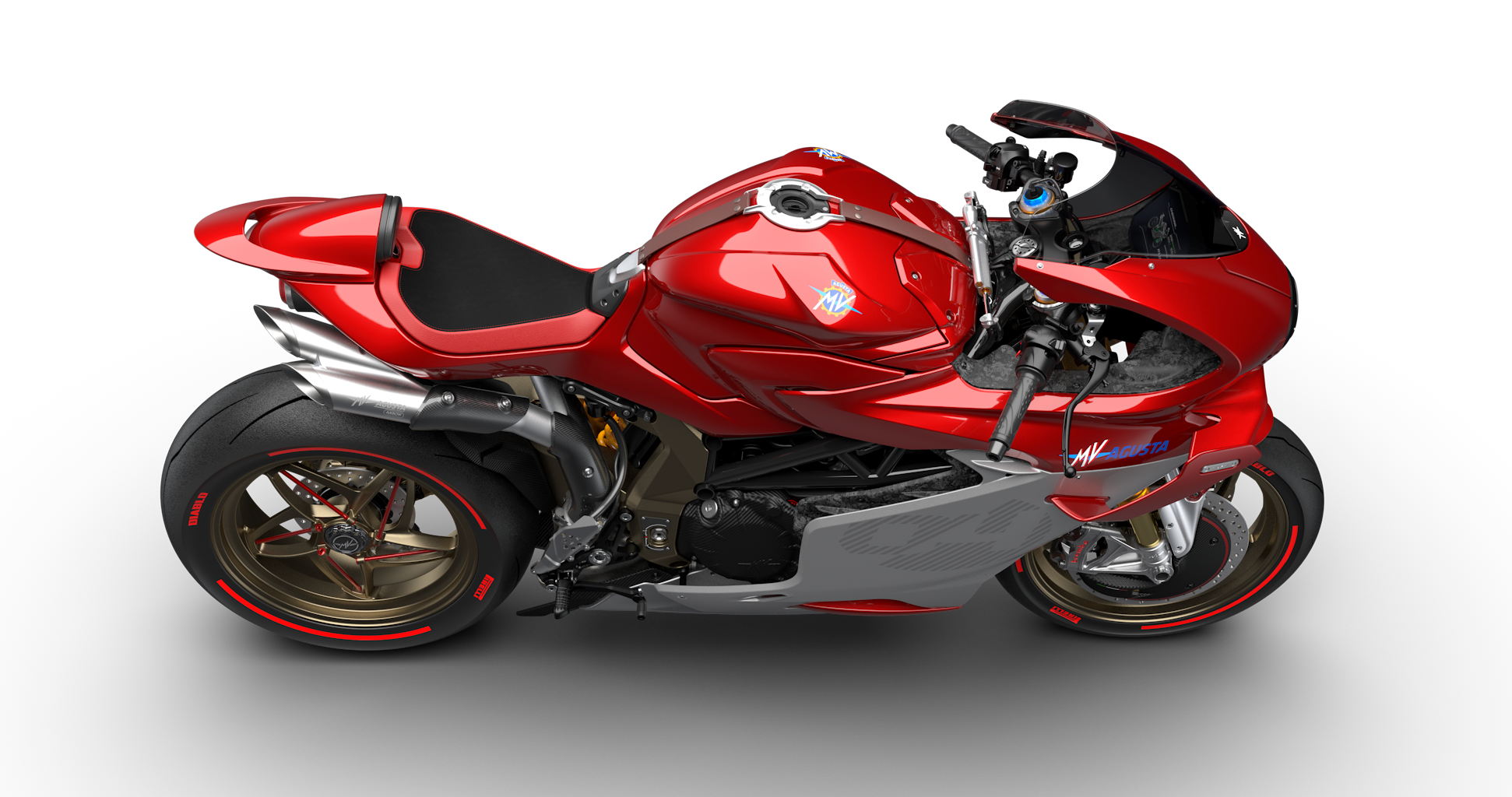 MY23 MV Agusta Superveloce 1000 Serie Oro Motoren en Toerisme