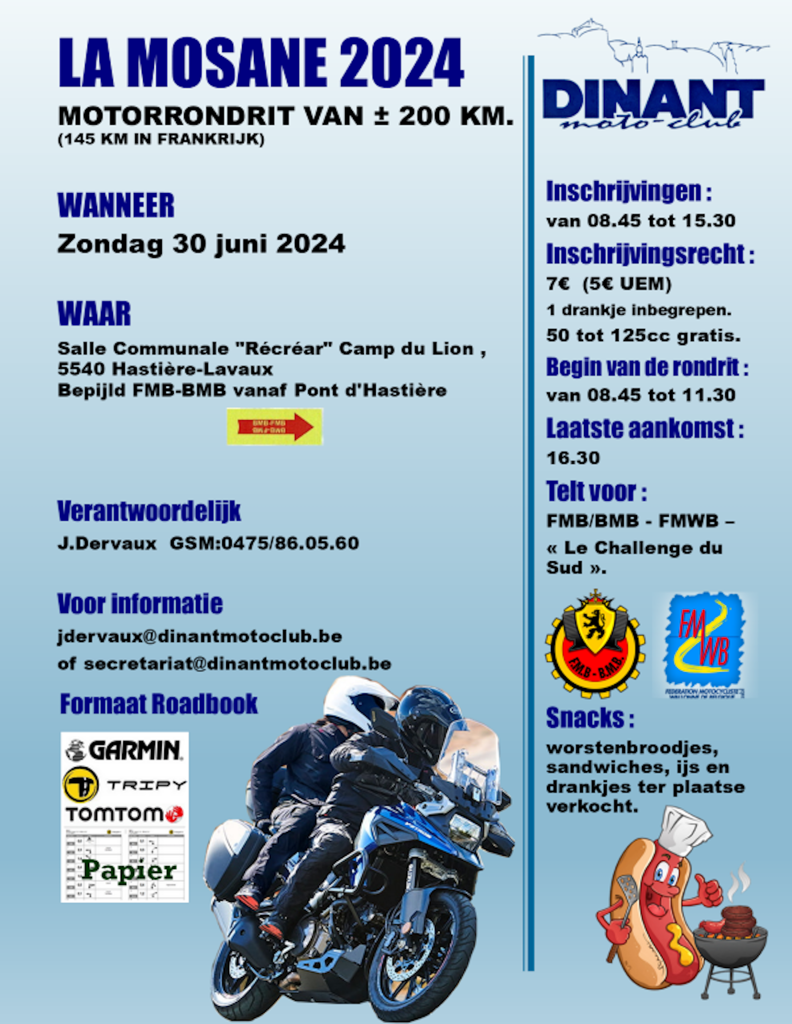 Mosane Bahi La Mosane 2024 | Motoren en Toerisme