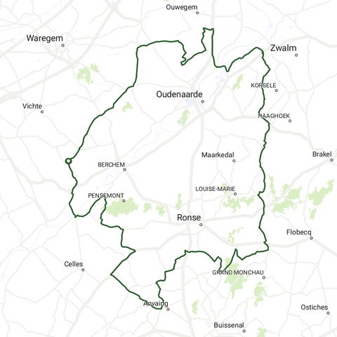 Bewegwijzerde autoroute zwalmstreek Bewegwijzerde autoroute zwalmstreek